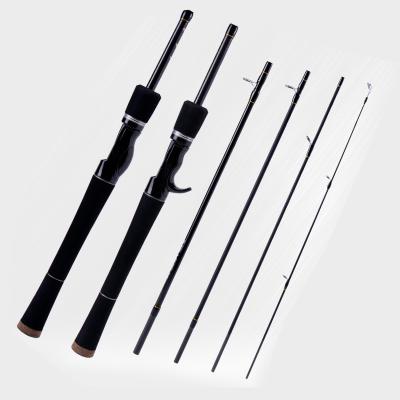 China Fishing Rod 1.8/2.1/2.4m Available Combo 5 Piece Casting Telescopic Fishing Power Portable Baitcast Rod Carbon Fiber Baitcasting Fishing Rod ml for sale