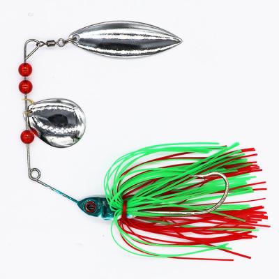 China Lead Fishing Lures Hard Bait Spinnerbait Metal Spinner Jigs Lure Kit For Saltwater Freshwater Fishing for sale