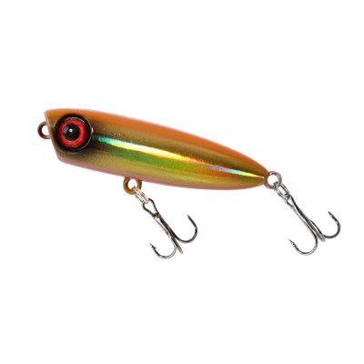 China ABS Wholesale 45mm 3g Mini Popper Fishing Lure Hard Crankbait Artificial Plastic Bass Fishing Bait for sale