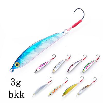 China ABS Sinking Pencil Lure 4cm 3g Single Hook Hard Bait Wobblers 9 Colors Professional Artificial Swimbait Isca Hard Pencil for sale