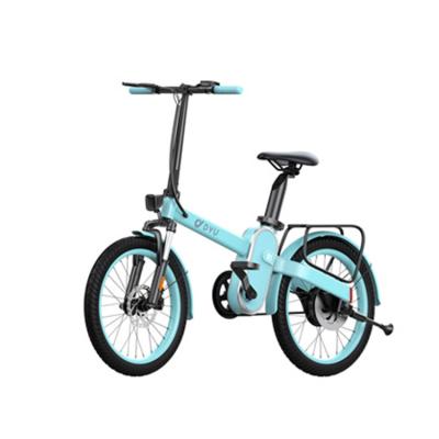 China 2022 Aluminum Alloy Fashion Folding 20 Inch With Lithium Battery Cycling Family Electric Bikes for sale