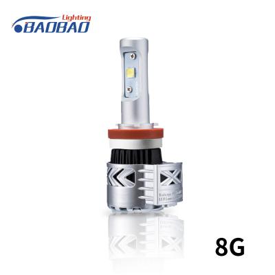 China 8G 50w 6000Lumen CREE-XHP50 Car led headlight for sale