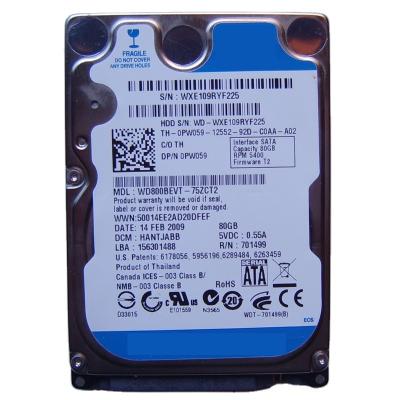 China Internal Hdd 80G 500gb 120G Laptop Hard Drive 2.5