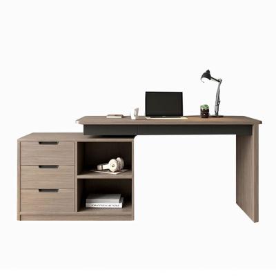 China (Other)Fashion Adjustable Nordic Wholesale Multiple Styles Double Height Adjustable Computer Desk With Shelves for sale