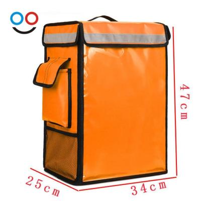 China Waterproof Motorcycle Warmer Thermal Insulated Fast Food Delivery Backpack Pizza Custom Delivery Bags for sale