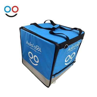 China Waterproof Custom Motorcycle Food Delivery Bag Waterproof Thermal Food Delivery Bag for sale