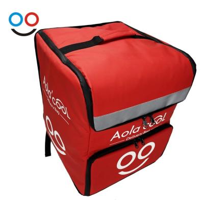 China Waterproof Motorcycle Cooler Delivery Bag Backpack Insulated Pizza Food Delivery Bag Thermal Portable Delivery Bags For Food for sale