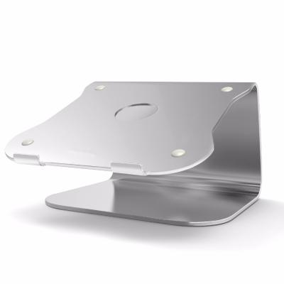 China Premium Quality Aluminum Panel Cooling Universal Aluminum Ergonomic Notebook Laptop Riser Support Stand For Macbook Pro Air for sale