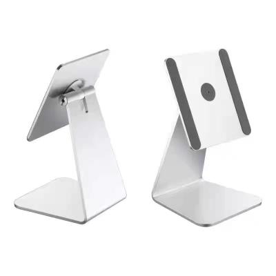 China 360 Rotation Magnetic Tablet iPad Stand Aluminum Adjustable Desk Stand Holder for iPad mini6 for sale