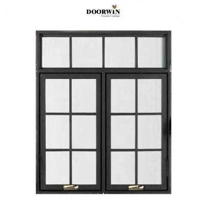 China Swing Arched Pattern Wooden Window With Window Glass Wholesale Design Wooden Double Glazed Oak Patio Door for sale