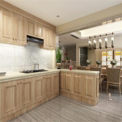 China Custom Shaker Kitchen Cabinet Design Philippines Plywood Sideboard of Modern Luxury Wooden Kitchen Cabinets for sale