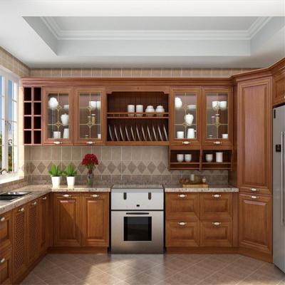 China Modern Europe Style Wood Cupboard Designs For Hanging Kitchen Cabinets With Islands Designs Cabinets for sale