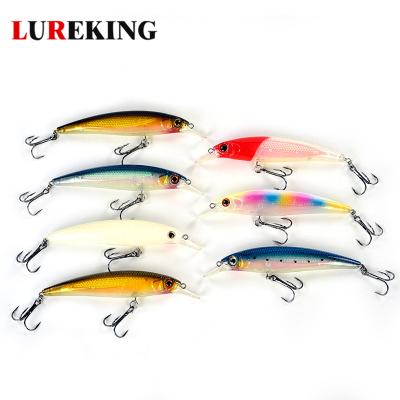 China ABS Lureking Fast Shipping 14g 119 mm Minnow Lure , Instant Floaing Minnow 110 for sale