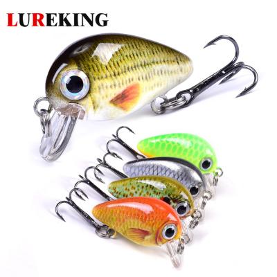 China Lureking 5Pcs Set Realistic Single Crankbait Lure , Small ABS Crank Bait Box 12# for sale