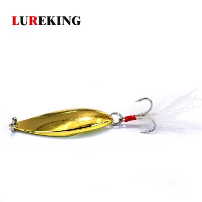 China Ally Zic Metal Lureking Fast Shipping 7g 10g 15g 20g Gram Metal Spoons Sea Bass Fish Lure for sale