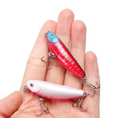 China Hot Sale Plastic Mini 55mm S-swimming 5g Fishing Pencil Lure Floating Minnow Baits Bass Hard Lure Fishing Lures Trout for sale