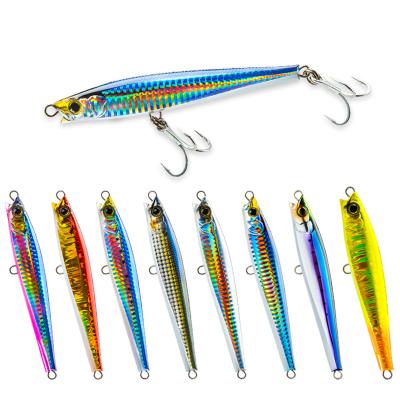 China Sea Fishing 40g Plastic Lureking 95mm Sinking Fishing PESCA Artificial Hard Pencil Lure Minnow Isca Twitchbaits for sale