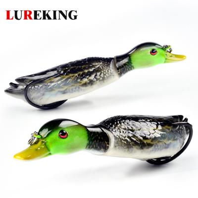 China ABS Plastic Lureking 22.5G 130Mm Duck With Hook Artificial Vivid, Duck Fishing Lures Set for sale