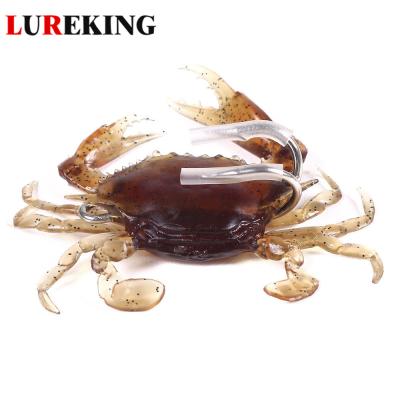 China Soft Plastic Maker 19g 30g Soft Bait Soft Lure Silicone Crab Bait Sea Fishing Tackle for sale