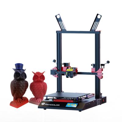 China Original Prusa Rencolor DM-10 mini 2in1out metal frame 220*220*260mm build multi-axis multi-axis color-mixed plate DIY FDM 3D printer for sale