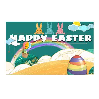 China 2022 Festival Decoration Easter Background Banner For Party Home Decoration Holiday Celebration Decoration Wholesale Price for sale