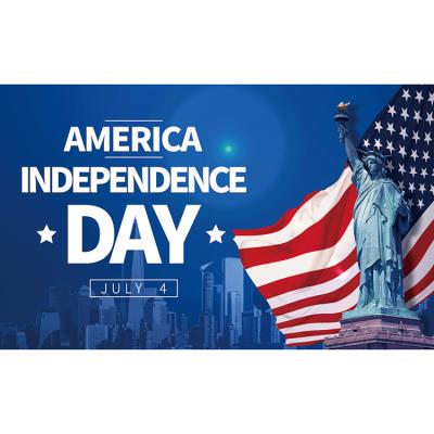 China American health care institutes Independence Day celebration background banner Independence Day banner American Independence Day background event banner for sale