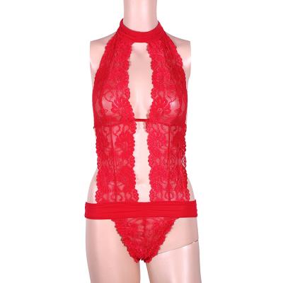 China Antibacterial Promotional Women's Sexy Bodysuit Lace Bodysuit Underwear for sale