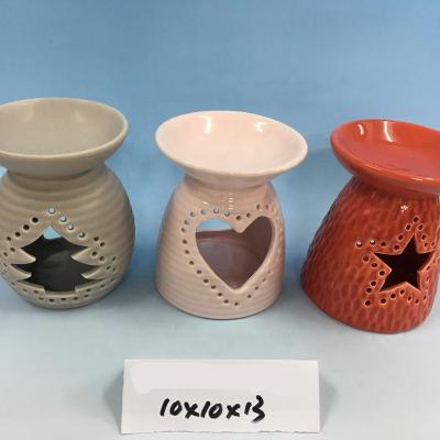 China Ceramic Wax Bedroom Cavity Aroma Incense Warmer Oil Burner For Home Decoration for sale