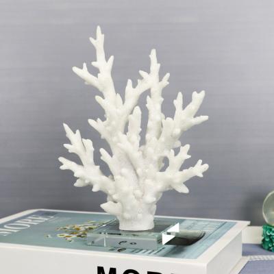 China Suitable for decorative white corals of each country artificial aquarium resin for sale