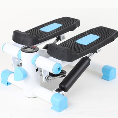 China Universal Twist Trainer Adjustable Height Stepper Mini Exercise Step Machine with Resistance Bands and LCD Monitor for sale