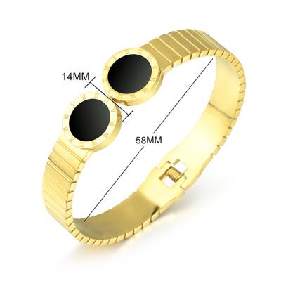 China TRENDY ODM OEM Manufacturer Trendy Custom Gifts Designer Charm Blank Bangles Stainless Steel Bracelet for sale