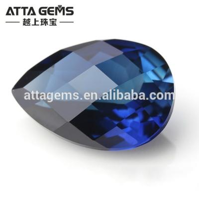 China Blue Sapphire #34 Ceylon Cat's Eye Blue Sapphire Stone Price Synthetic Blue Corundum for sale