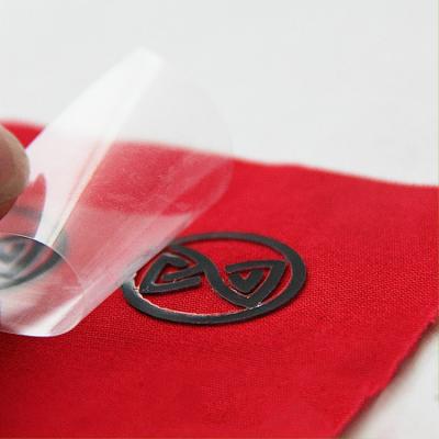 China Sustainable high quality rubber 3d heat transfer label for garment for sale