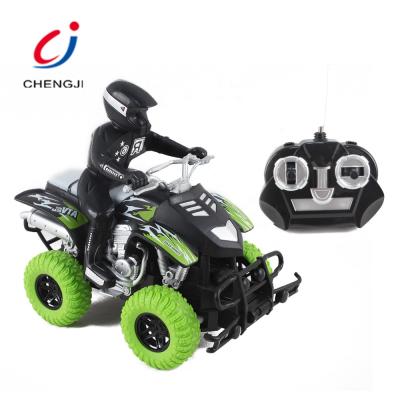 China RC Model High Speed ​​Kids Four Wheel Drive Racing Off Road Motorcycle Remote Control Toy for sale