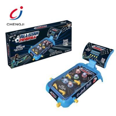 China Indoor Plastic Sports Toy Shooting Bouncing Mini Desktop Soccer Finger Games CJ-1220144 for sale