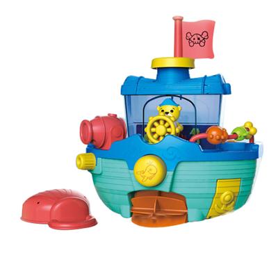 China Plastic Bath Toy Factory Pirate Ship Spray Water Swimming Bath Toy for sale