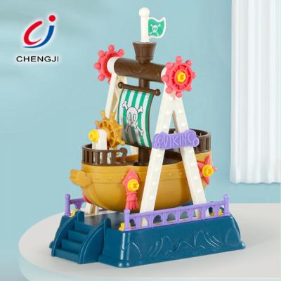 China Funny Entainment 2020 Kindergarten Toys DIY Playground Set Pirate Ship Child Educational Toys CJ-1642799 for sale