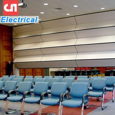 China Modern Automatic Vertically Retractable Acoustic Wall Vertical Folding Retractable Walls Motorized Operable Partitions for sale