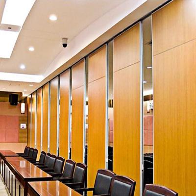 China Modern Aluminum-Framed Operable Partitions Acoustic Movable Partition Wall For Universal Hall Conference Room Hotel Ballroom Office for sale