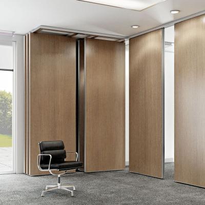 China Modern Acoustic Operable Walls Movable Wall Manual Operated Sliding Partition Wall for sale