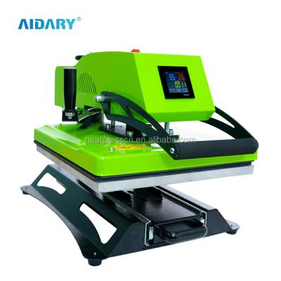 China New Arrival Clamshell AIDARY Swing Away Extract Type Insert T Shirt Design Heat Press Machine for sale