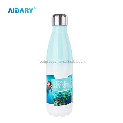 China AIDARY Wholesale PORTABLE Insulated Water Bottle Thermos Sublimation Masks Sublimation Bottle for sale