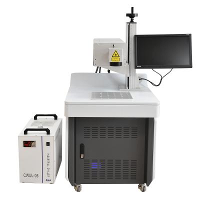 China Water Cooled 365nm UV Laser Diode Machine Fast UV Laser Marking Machine With 3w 5w 7w for sale