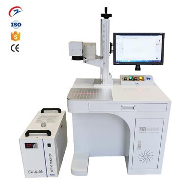 China Laser Marking Portable Mini Fiber Laser UV Marking Machine UV Date Laser Marking Machine For Plastic Material for sale