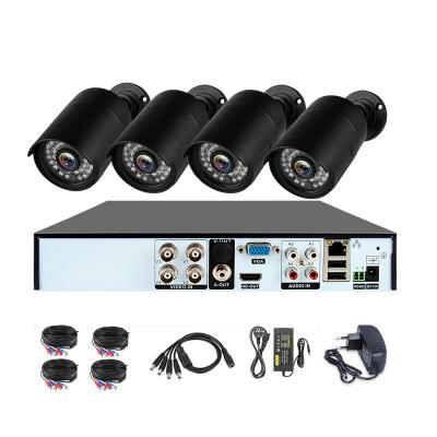 China 4ch NIGHT VISION AHD 1080P Black Color Bullet Security Kit Outdoor Surveillance Home Camera System for sale