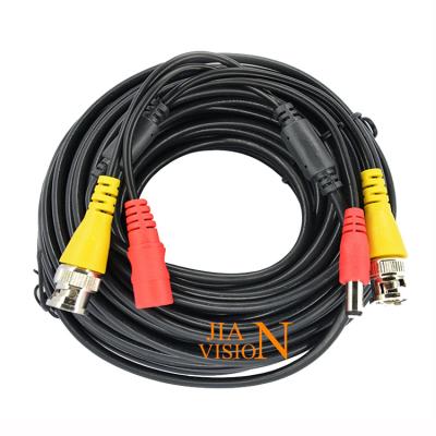 China AHD Jianvision 20m Coxial BNC+DC rg59 Copper Wire Transmit Power AHD CCTV Camera Cables Accessories Analog CCTV Cables for sale