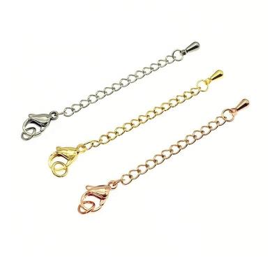 China Cheap diy high quality wholesale stainless steel extension jewelry findings chain for sale