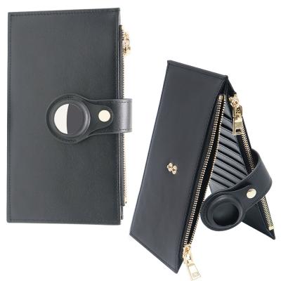 China With Tracker Holder 2022 New Design Wallet Along With Built-in Case Holder For AirTag, Business Wallet Case For Men for sale