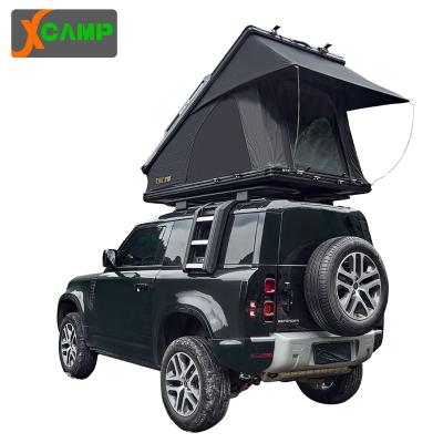 China Camouflage/field play xscamper car roof top tent for 3-4 person hardtop for sale