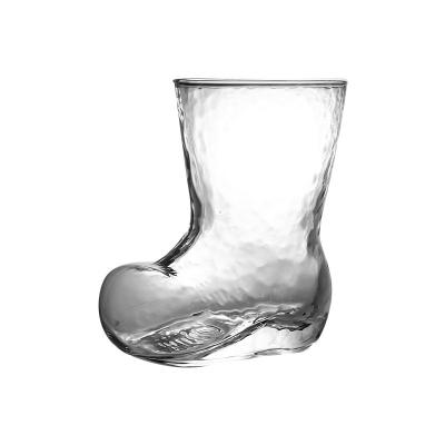 China In Stock INS Internet Celebrity Boot Beer Mug 2021 Creative Boot Shaped Beer Boot Glass Cute Beer Glass For Female for sale